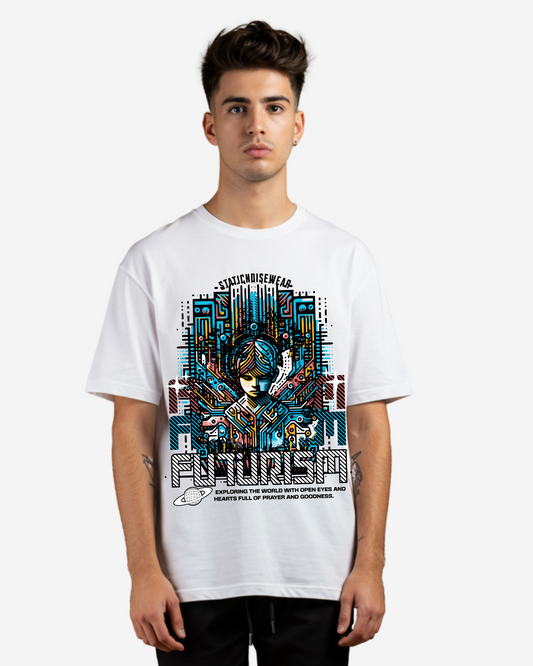 Futurism Men's Oversized T-Shirt