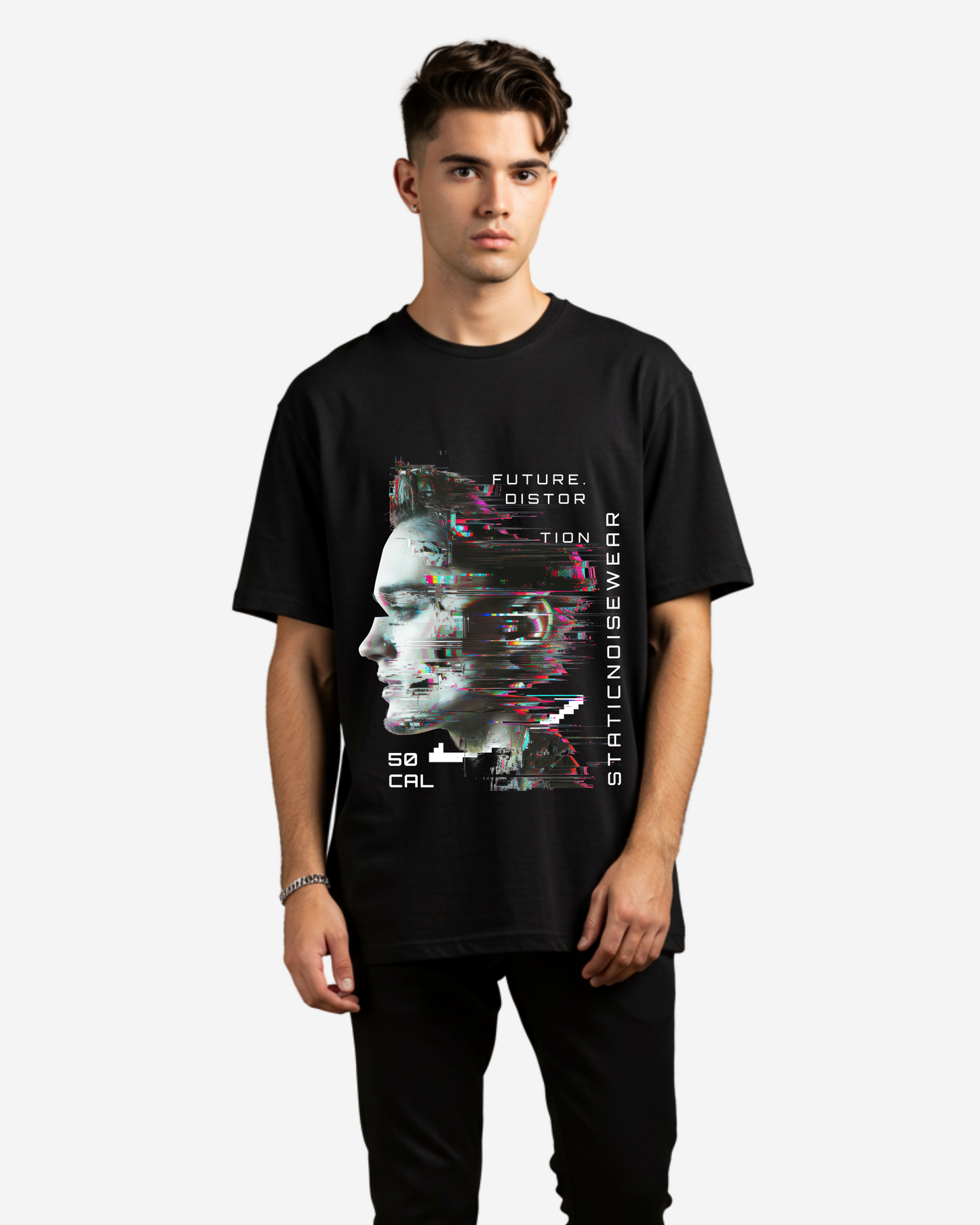 Future Distortion Men's Oversized T-Shirt