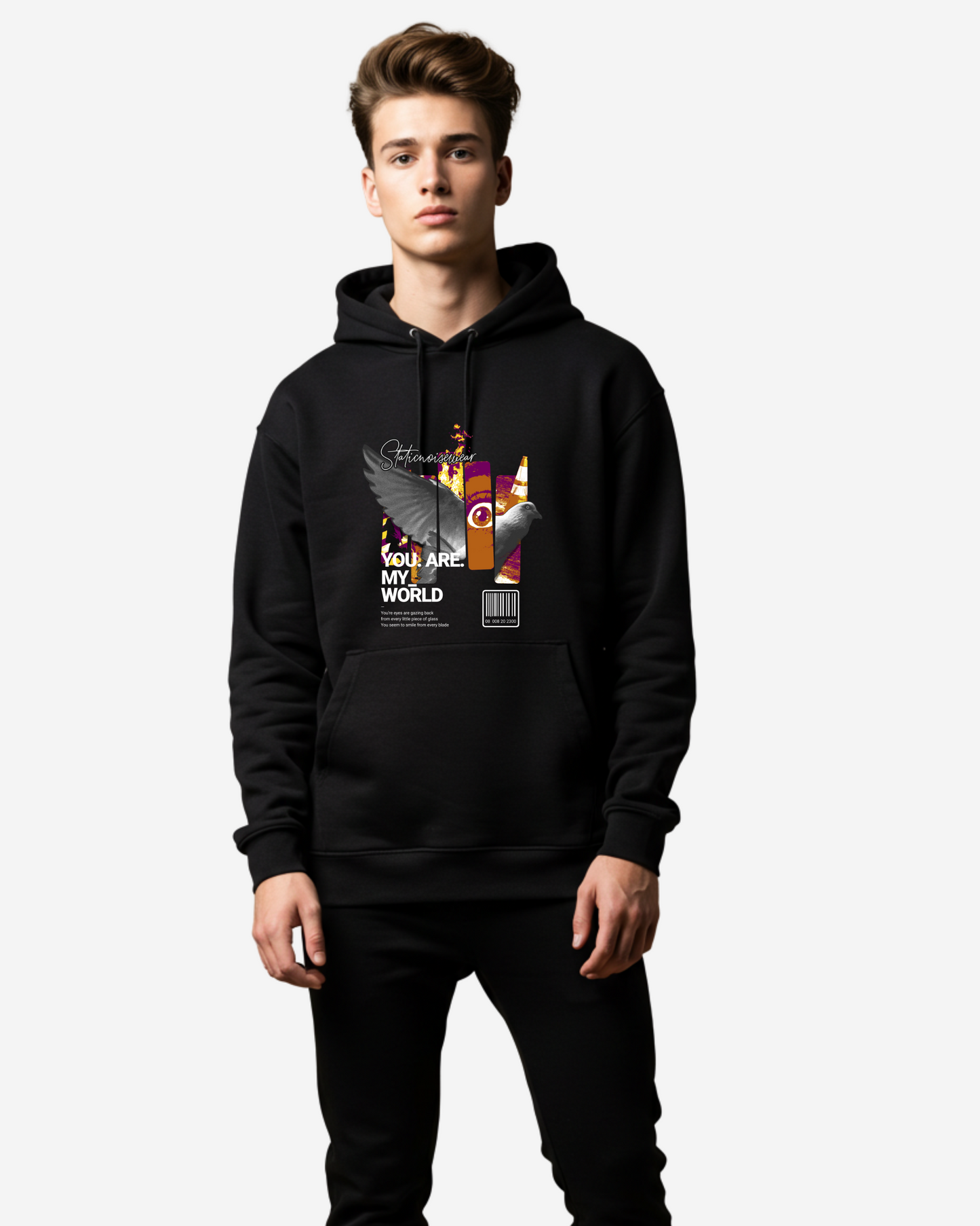 You are my world Men's Oversized Hoodie