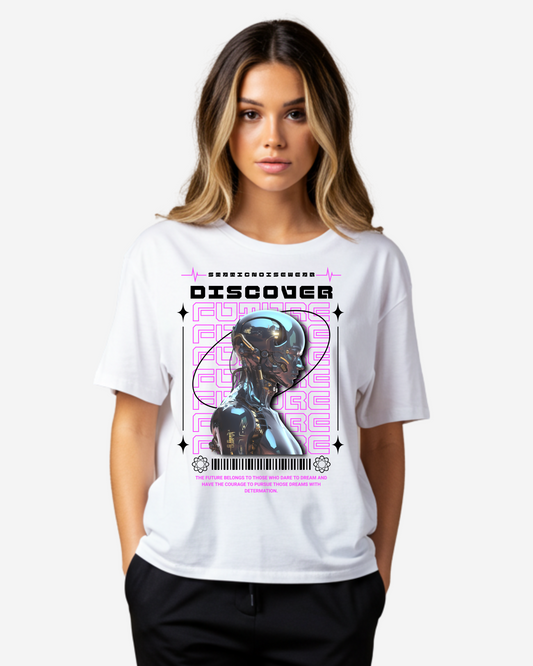 Discover Future Women's Oversized T-Shirt