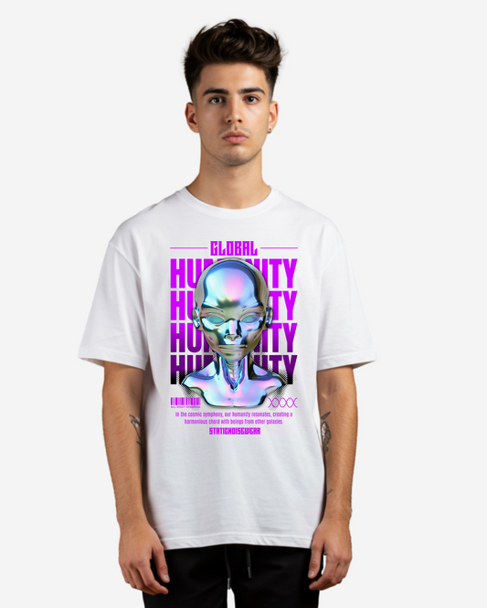 Global Humanity Men's Oversized T-Shirt