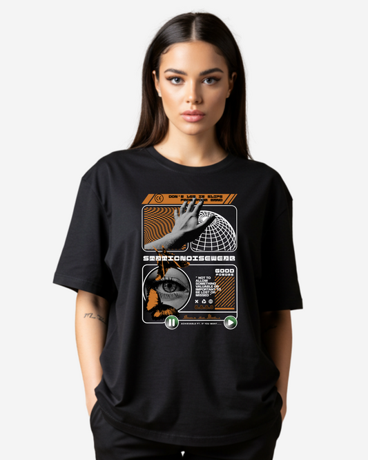Futuristic Women's Oversized T-Shirt