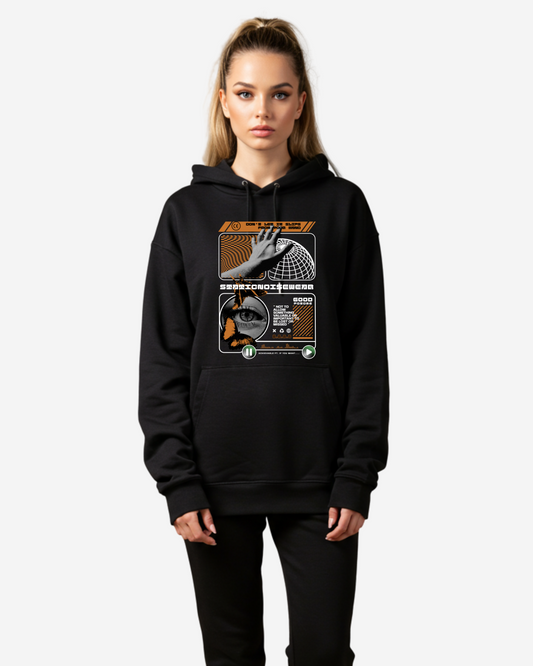 Futuristic Women's Oversized Hoodie