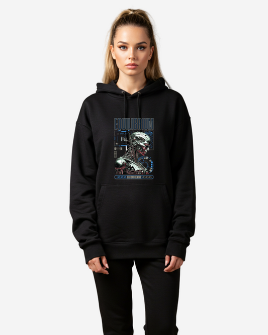 Technology Graphic Women's Oversized Hoodie