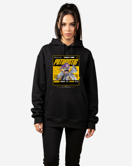 Lady Futuristic Women's Oversized Hoodie