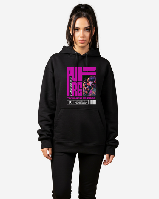 Thinking is Free Women's Oversized Hoodie