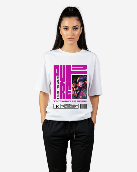 Thinking Is Free Women's Oversized T-Shirt